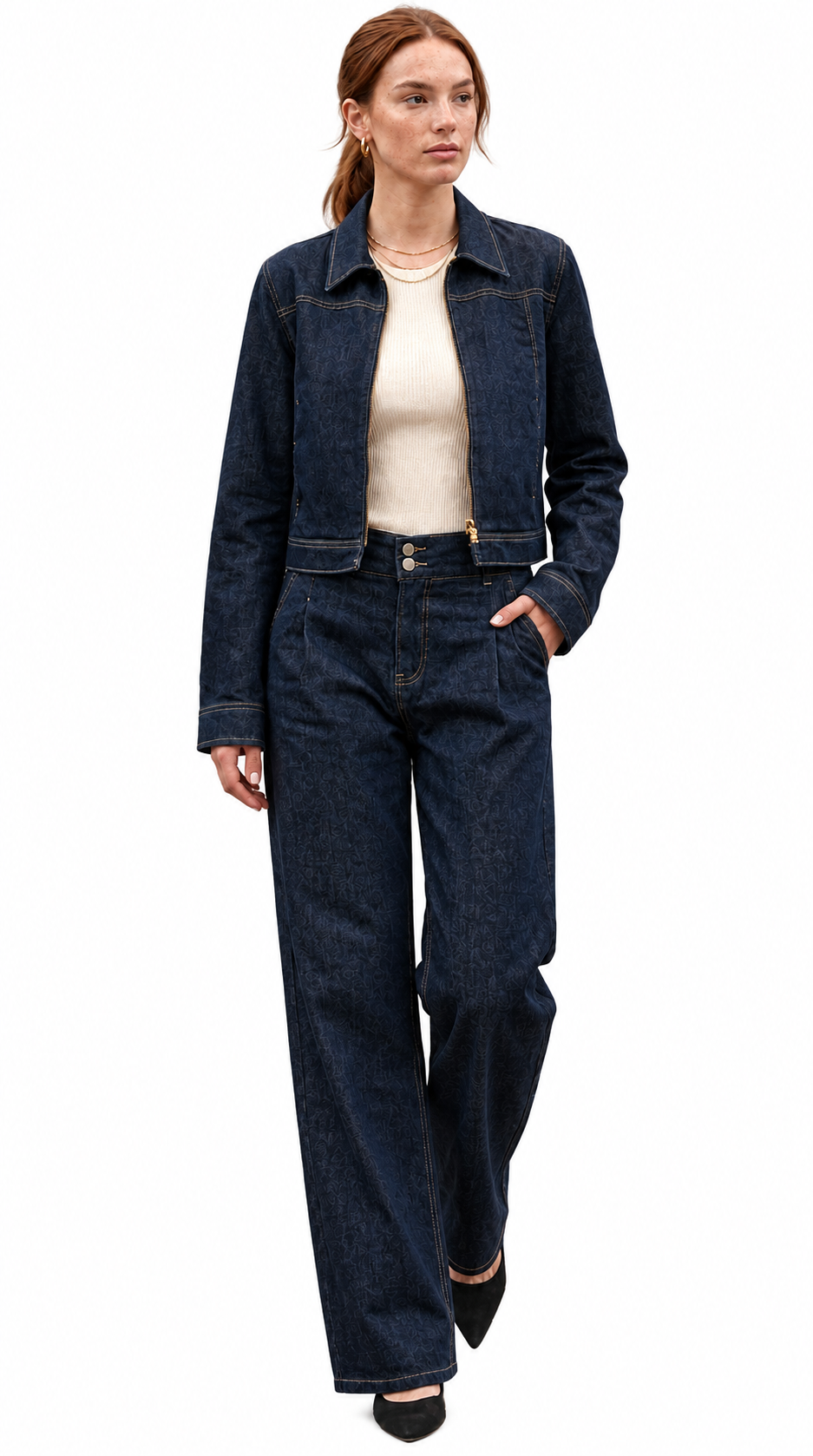 Charlotte Denim Set